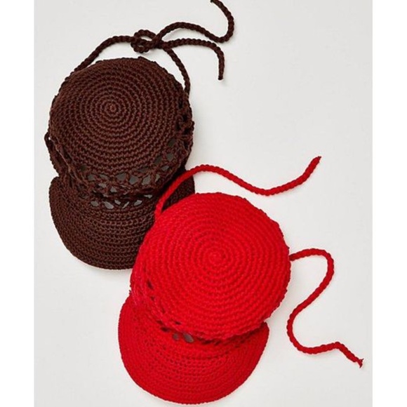 4025. Free People Silvie Crochet Baseball Hat